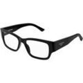 Lunettes sur Grenoble : Lunettes de soleil Balenciaga BB0371O Cadres Optiques, Noir/Transparent, 53 mm
