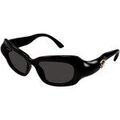 Lunettes sur Grenoble : Lunettes de soleil Balenciaga BB0354S Lunettes de soleil, Noir/Gris, 59 mm