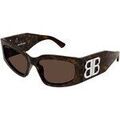 Lunettes de soleil Balenciaga BB0321S Lunettes de soleil, Havana/Marron, 57 mm Grenoble