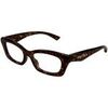 Lunettes de soleil McQ Alexander McQueen AM0474O Cadres Optiques, Havana/Transparent, 52 mm