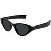 Lunettes de soleil Saint Laurent SL M144 Lunettes de soleil, Noir/Noir, 48 mm