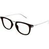 Lunettes de soleil Saint Laurent SL 753 OPT Cadres Optiques, Havana/Transparent, 50 mm