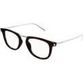 Lunettes sur Grenoble : Lunettes de soleil Saint Laurent SL 753 OPT Cadres Optiques, Havana/Transparent, 50 mm