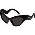 Lunettes sur Grenoble : Lunettes de soleil Balenciaga BB0319S Lunettes de soleil, Noir/Gris, 59 mm
