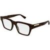 Lunettes de soleil Gucci GG1889O Cadres Optiques, Havana/Transparent, 51 mm