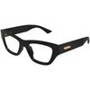 Lunettes de soleil Bottega Veneta BV1360O Cadres Optiques, Noir/Transparent, 51 mm