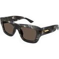 Lunettes de soleil Bottega Veneta BV1357S Lunettes de soleil, Noir/Marron, 50 mm Grenoble