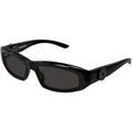 Lunettes de soleil Balenciaga BB0408S Lunettes de soleil, Noir/Gris, 58 mm Grenoble