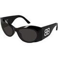 Lunettes de soleil Balenciaga BB0394S Lunettes de soleil, Noir/Gris, 59 mm Grenoble