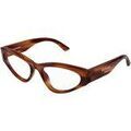 Lunettes de soleil Balenciaga BB0391O Cadres Optiques, Havana/Transparent, 56 mm Grenoble