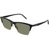Lunettes de soleil Saint Laurent SL 767 Lunettes de soleil, Noir/Vert, 55 mm