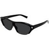 Lunettes de soleil Saint Laurent SL 704 Lunettes de soleil, Noir/Noir, 99 mm
