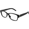 Lunettes de soleil Saint Laurent SL M149 Cadres Optiques, Noir/Transparent, 55 mm