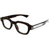 Lunettes de soleil Saint Laurent SL 791 OPT Cadres Optiques, Havana/Transparent, 48 mm