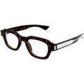 Lunettes sur Grenoble : Lunettes de soleil Saint Laurent SL 791 OPT Cadres Optiques, Havana/Transparent, 48 mm