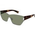 Lunettes sur Grenoble : Lunettes de soleil Saint Laurent SL 755 Lunettes de soleil, Vert/Vert, 99 mm