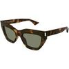 Lunettes de soleil Saint Laurent SL 759 Lunettes de soleil, Havana/Vert, 53 mm