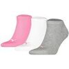 Chaussettes Puma unisexe Chaussettes Paquet de 3 Sneaker Plain 3P