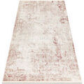 D&eacute;coration sur Grenoble : Tapis Rugsx Tapis moderne DISTIN 0828A rose / poudre 140x190 cm Blanc 140x190 cm. . Maison & D&eacute;co > Tapis.