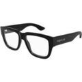 Lunettes de soleil McQ Alexander McQueen AM0510O Cadres Optiques, Noir/Transparent, 55 mm Grenoble