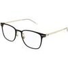 Lunettes de soleil Montblanc MB0397ON Cadres Optiques, Noir/Transparent, 52 mm