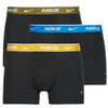 Boxers Nike EDAY COTTON STRETCH TRUNK 3PK Noir