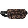 Sac banane New-Era Leopard quilted waist bag neyyan