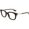 Lunettes de soleil McQ Alexander McQueen AM0521O Cadres Optiques, Havana/Transparent, 48 mm