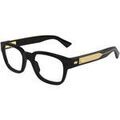 Lunettes de soleil Bottega Veneta BV1403O Cadres Optiques, Noir/Transparent, 52 mm Grenoble