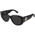 Lunettes sur Grenoble : Lunettes de soleil Balenciaga BB0455S Lunettes de soleil, Noir/Gris, 55 mm