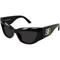 Lunettes sur Grenoble : Lunettes de soleil Balenciaga BB0444S Lunettes de soleil, Noir/Gris, 60 mm