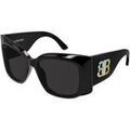 Lunettes sur Grenoble : Lunettes de soleil Balenciaga BB0443S Lunettes de soleil, Noir/Gris, 58 mm