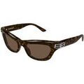 Lunettes de soleil Balenciaga BB0430S Lunettes de soleil, Havana/Marron, 54 mm