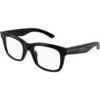 Lunettes de soleil Balenciaga BB0428O Cadres Optiques, Noir/Transparent, 54 mm