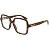 Lunettes de soleil McQ Alexander McQueen AM0538O Cadres Optiques, Havana/Transparent, 52 mm
