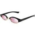 Lunettes de soleil McQ Alexander McQueen AM0534S Lunettes de soleil, Noir/Rose, 48 mm Grenoble