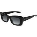 Lunettes sur Grenoble : Lunettes de soleil McQ Alexander McQueen AM0526S Lunettes de soleil, Noir/Gris, 50 mm