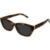 Lunettes de soleil Saint Laurent SL M153 Lunettes de soleil, Havana/Gris, 55 mm