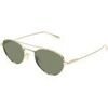 Lunettes de soleil Saint Laurent SL 97 Lunettes de soleil, Or/Vert, 51 mm Dor&eacute;