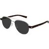 Lunettes de soleil Saint Laurent SL 843 Lunettes de soleil, Argent/Gris, 54 mm Argent&eacute;