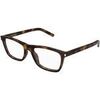 Lunettes de soleil Saint Laurent SL 841 Cadres Optiques, Havana/Transparent, 56 mm