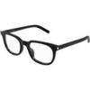 Lunettes de soleil Saint Laurent SL 840 Cadres Optiques, Noir/Transparent, 51 mm