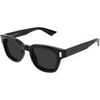 Lunettes de soleil Saint Laurent SL 838 Lunettes de soleil, Noir/Noir, 49 mm