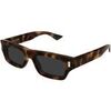 Lunettes de soleil Saint Laurent SL 837 Lunettes de soleil, Havana/Gris, 54 mm
