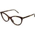 Lunettes de soleil Saint Laurent SL 833 Cadres Optiques, Havana/Transparent, 55 mm