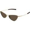 Lunettes de soleil Saint Laurent SL 830 Lunettes de soleil, Or/Marron, 56 mm Dor&eacute;