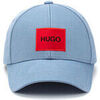 Casquette HUGO Casquette Men-X 576 bleue en twill de coton avec logo