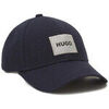 Casquette HUGO CASQUETTE MEN X 576-231 BLEUE MARINE EN COTON AVEC PATC