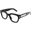 Lunettes de soleil Saint Laurent SL 661 Cadres Optiques, Noir/Transparent, 50 mm