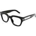 Lunettes sur Grenoble : Lunettes de soleil Saint Laurent SL 661 Cadres Optiques, Noir/Transparent, 50 mm